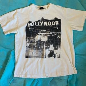 HIS CLOTHING HOLLYWOOD GRAPHIC T SHIRT